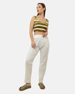 WHITE MILTON KNIT PANTS NORMAL LEG S24152