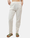 WHITE MILTON KNIT PANTS NORMAL LEG S24152