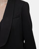 BLACK BARBIE TWILL BLAZER HIDDEN BUTTONS S24059