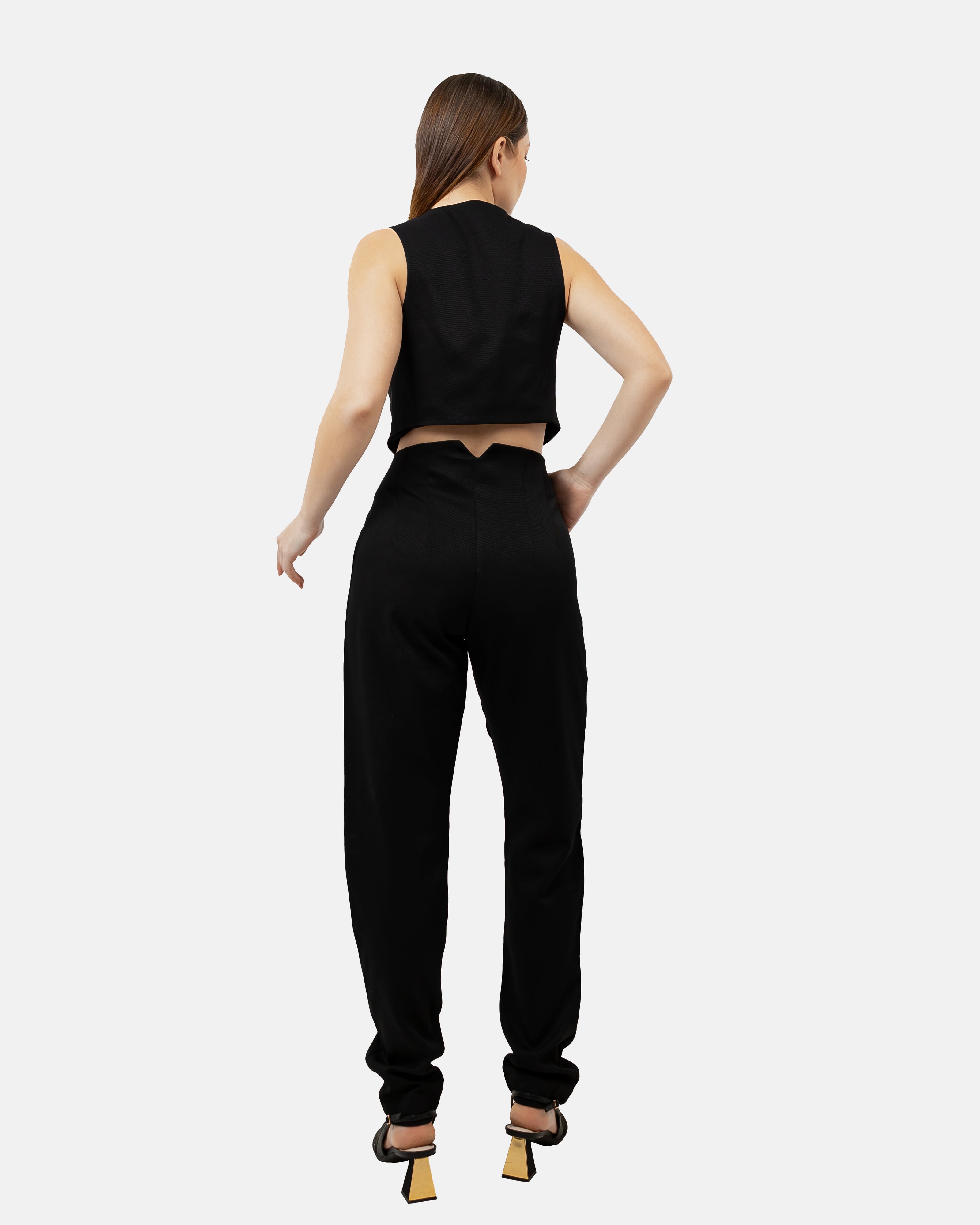 أسود باربي TWELL MOM FIT PANTS S24098