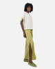 OLIVE TINSIL WIDE LEG ELASTIC WAIST PANTS S24133