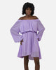 PURPLE CHIFFON Beach-Babe Off Shoulder Dress S24081