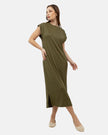 OLIVE Basic Reb Dress  S24102