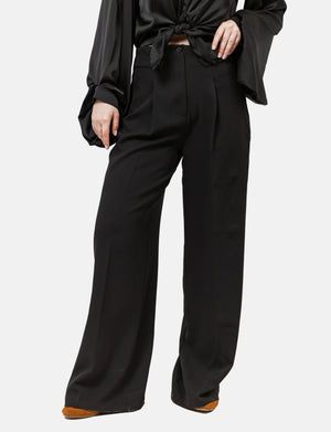 BLACK POLY LYCRA CLASSIC PANTS S24026