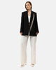 BLACK CLASSIC BLAZER SLIVER TAPE S24040