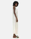 White LINEN LONG DRESS S24062