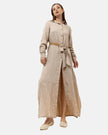 BEIGE YORU Malibu Dress S24082