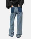 BLUE DENIM JEANS STRAIGHT LEG S24009