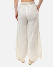 White Linen ELASIC WAIST PANTS S24064