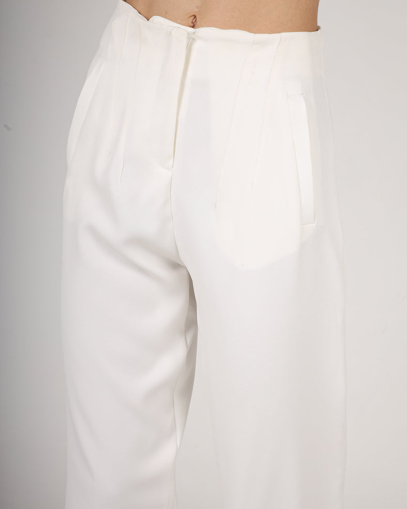 Burbby 2 Pleats V Waist Pants-S25080