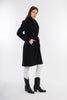 Black Featherly Coat -w23047