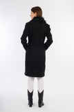 Black Featherly Coat -w23047