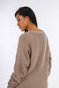 Beige Getcozy Round-neck Pullover-W24009