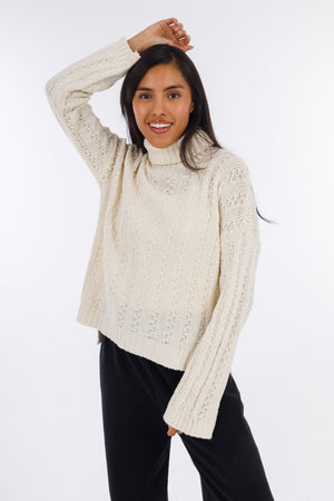 Beige ChillGirl Pullover-W24013