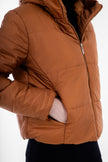 Camel Hoodie Boo-Bear Jacket-W24036