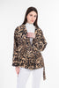 Tiger Short Jacket With Belt-W24038