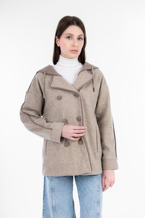 Beige Gogh Blizzard Jacket-W24040