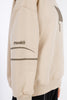 Beige Basic Crew Neck Sweatshirt-w24043