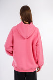 Pink Hoodie Sweatshirt 2 Pockets-w24048