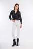 Black Short Leather Elastic Blouse-W24078