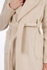 Beige Maria Classic Coat-W24083