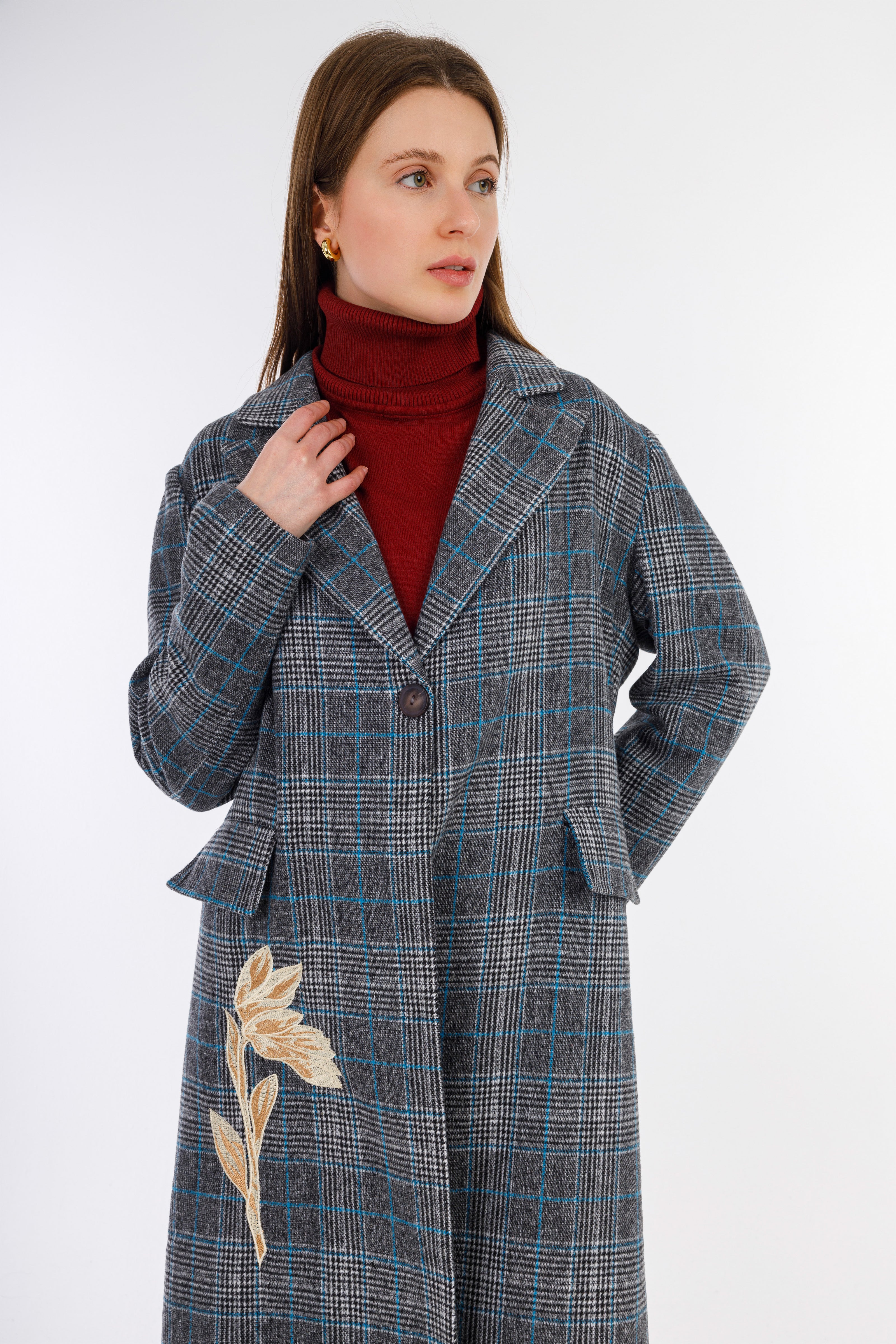 Grey Vogue-Me Coat -W24088