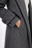 Grey Gogh Long Coat Collar Tapes-W24089