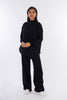 Black Snuggy Pullover Set-W24098