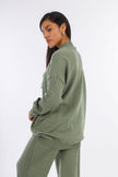 Olive Snuggy Pullover Set-W24098