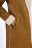 Camel Leather Double Trouble Coat-W24101