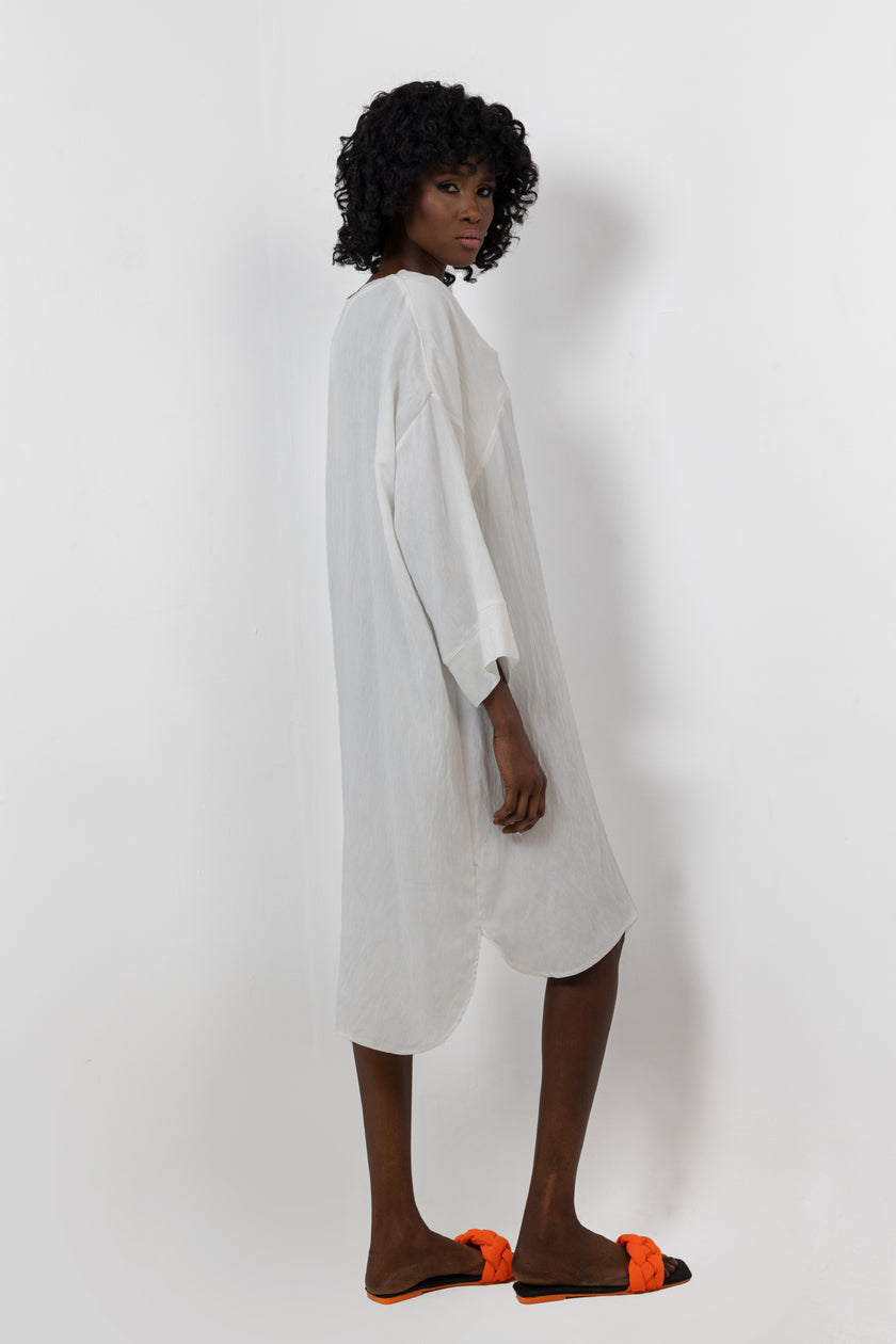 White Yoru Coastal Dress S24083