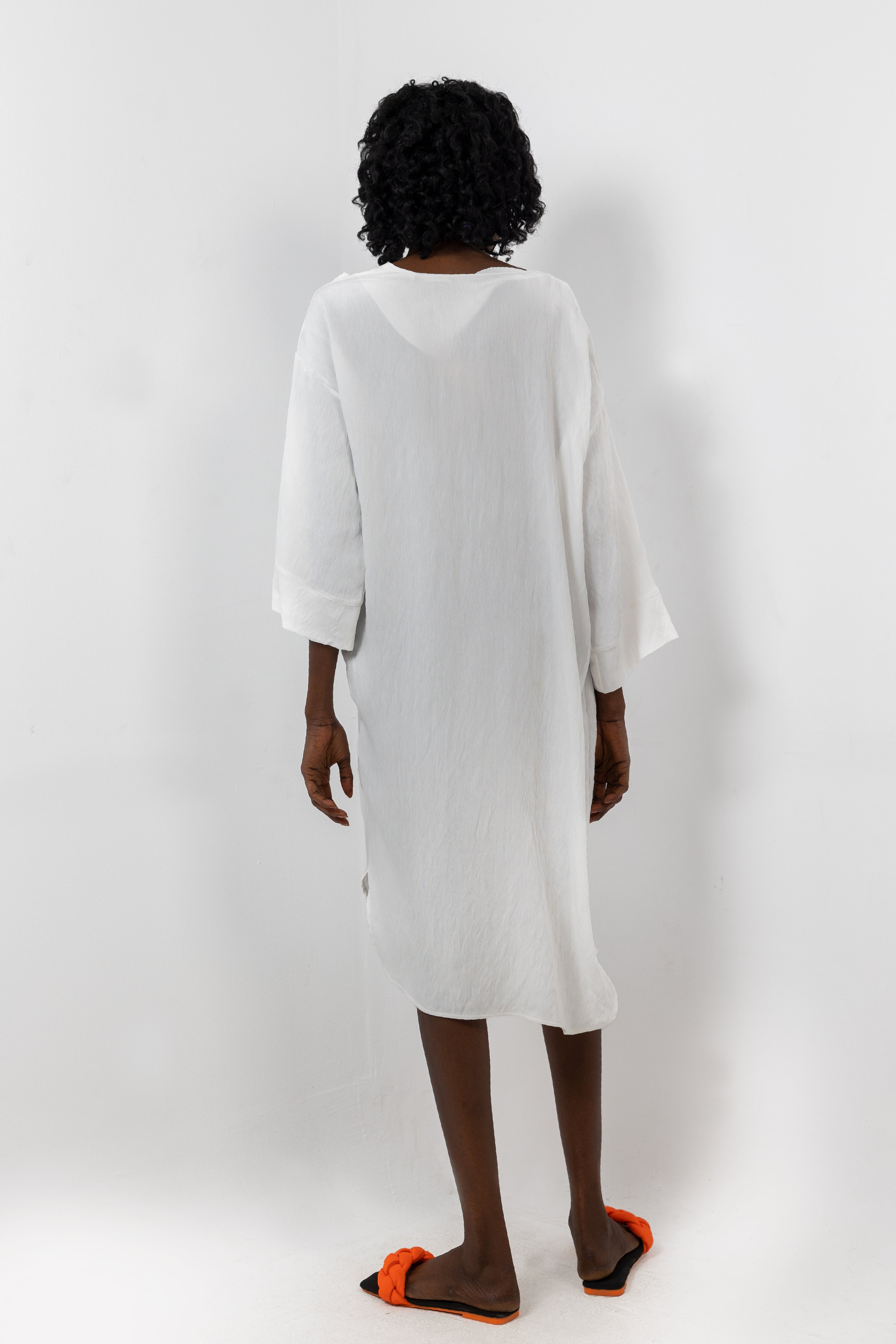 White YORU Coastal Dress  S24083