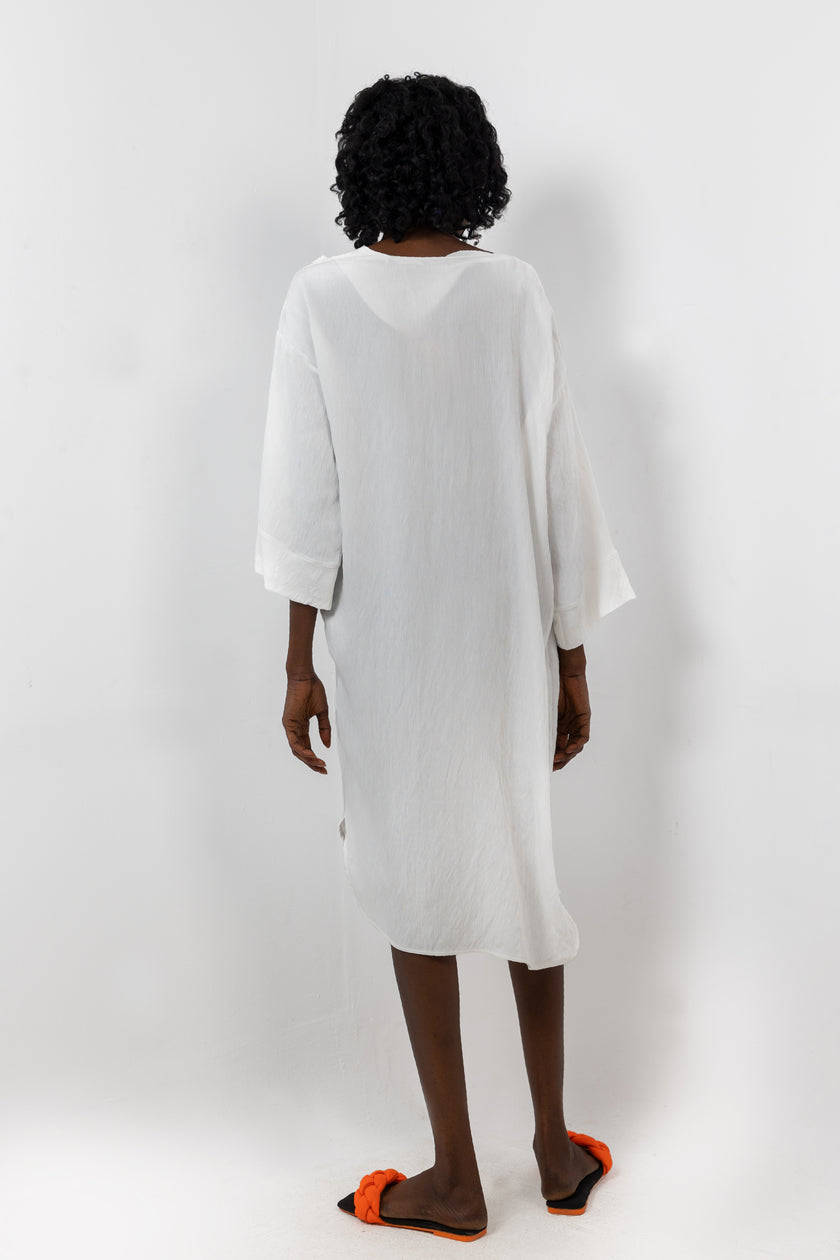 White Yoru Coastal Dress S24083